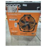 RIDGID 18v Hybrid 18" Drum Fan, TOOL ONLY