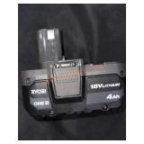 Ryobi One+ 18v Lithium 4Ah Battery