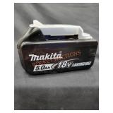 Makita 5.0Ah 18v Lithium-Ion Battery
