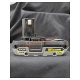 Ryobi One+18v Lithium HP 2Ah Battery