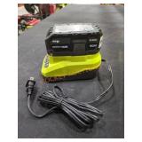Ryobi 18V Charger With 4Ah Battery