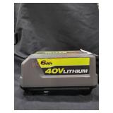 Ryobi 40v Lithium 6Ah Battery