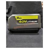 Ryobi 40v Lithium 8Ah Battery