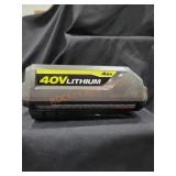 Ryobi 40v Lithium 4Ah Battery