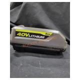 Ryobi 40v Lithium 4Ah Battery