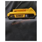 DeWalt 20v Lithium Ion 2Ah Battery