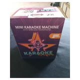 Mini karaoke machine