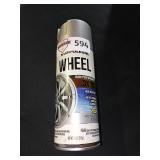 Wheel metallic steel paint