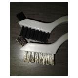 2 wire brushes