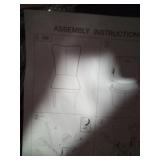 Set of 2 white dining chairs