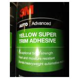 Yellow super trim adhesive