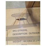 Outdoor dining table