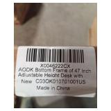 Bottom frame of 47 inch adjustable height desk