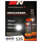 K&N recharger cotton air filter system