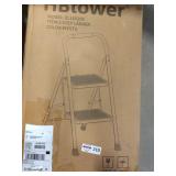 2 step ladder White