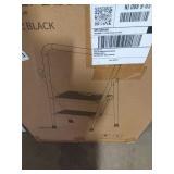 2 step ladder black