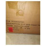 Vanity desk with mirror