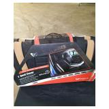 Tan n black seat cover