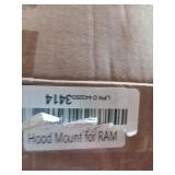Hood mount for ram