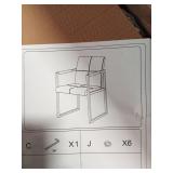 Set of 2 dining chairs