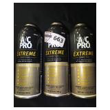 A/C extreme recharge R 134a refrigerant