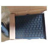 2 cast iron griddle tops