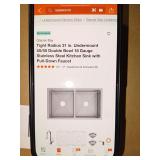 Under mount stainless steel 31 in