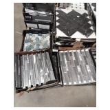 Mixed skid of backsplash