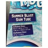 Summer blast swim tube