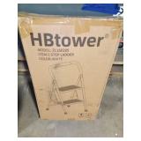 2 step ladder white