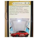 Tesla model y sunshade