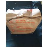 Mixed bag full of candy