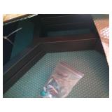 Gours shaped table legs