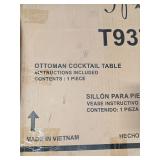 Ottoman cocktail table