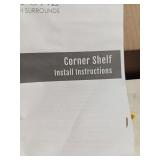 3 corner shelves for bathtub