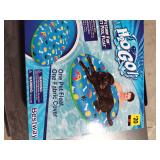Fetching fun pet pool float