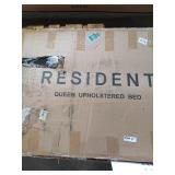 Queen upholstered bed