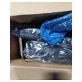 Black desk chair with damage