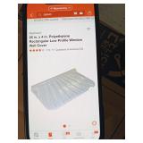 Set of 2 window well covers