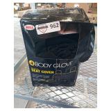 Bench seat cover with headrests