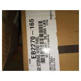 Bookcase storage with end panel