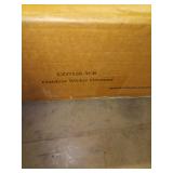 Outdoor wicker ottoman