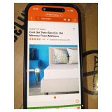 Cool gel 8in  twin memory foam mattress