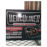Herculiner spray on bed liner