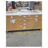 72" Double Vanity Cabinet with Top