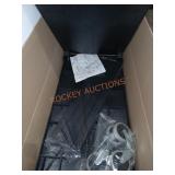 2 shelf Cart Black