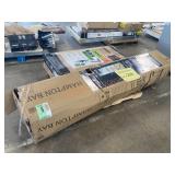 Aluminum Attic Ladder, Umbrella w/LED Lights