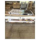 Porcelain Shower Base(60x32), Barn Door Kit