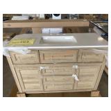 48ï¿½ Single Bathroom Vanity (Damaged)