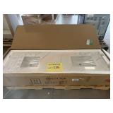 Double Sink Vanity(top only)White Stone,